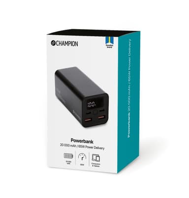 Champion PowerBank 20000 mAh 65W PD