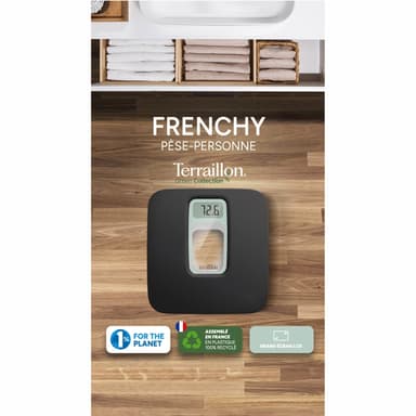 Terraillon Personvåg Frenchy 100% Re-Cycled & 1% for the Planet 160 kg