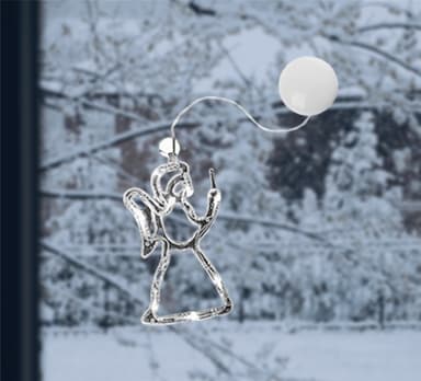 LED-lampa för julen, Ängel