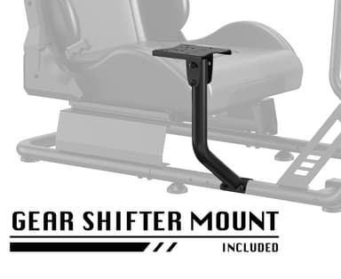 Piranha racingsimulatorcockpit (svart)