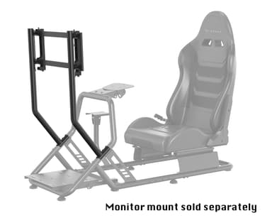 Piranha racingsimulatorcockpit (svart)