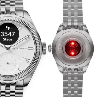 Withings ScanWatch Nova Brilliant hybridklocka 39mm (silver)