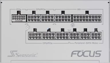 Seasonic FOCUS GX-850 (ATX 3) WHITE 850W nätaggregat