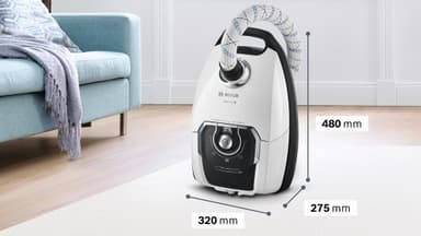 Bosch Serie 8 Dammsugare med påse BGL8WH3