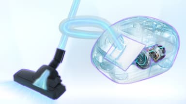 Bosch Serie 8 Dammsugare med påse BGL8WH3