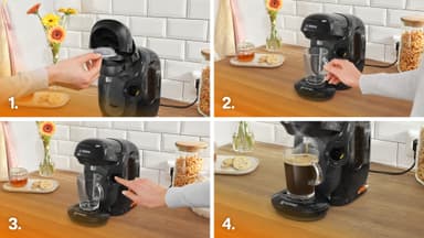 Bosch Tassimo Style kaffemaskin med kapslat TAS1102 (svart)