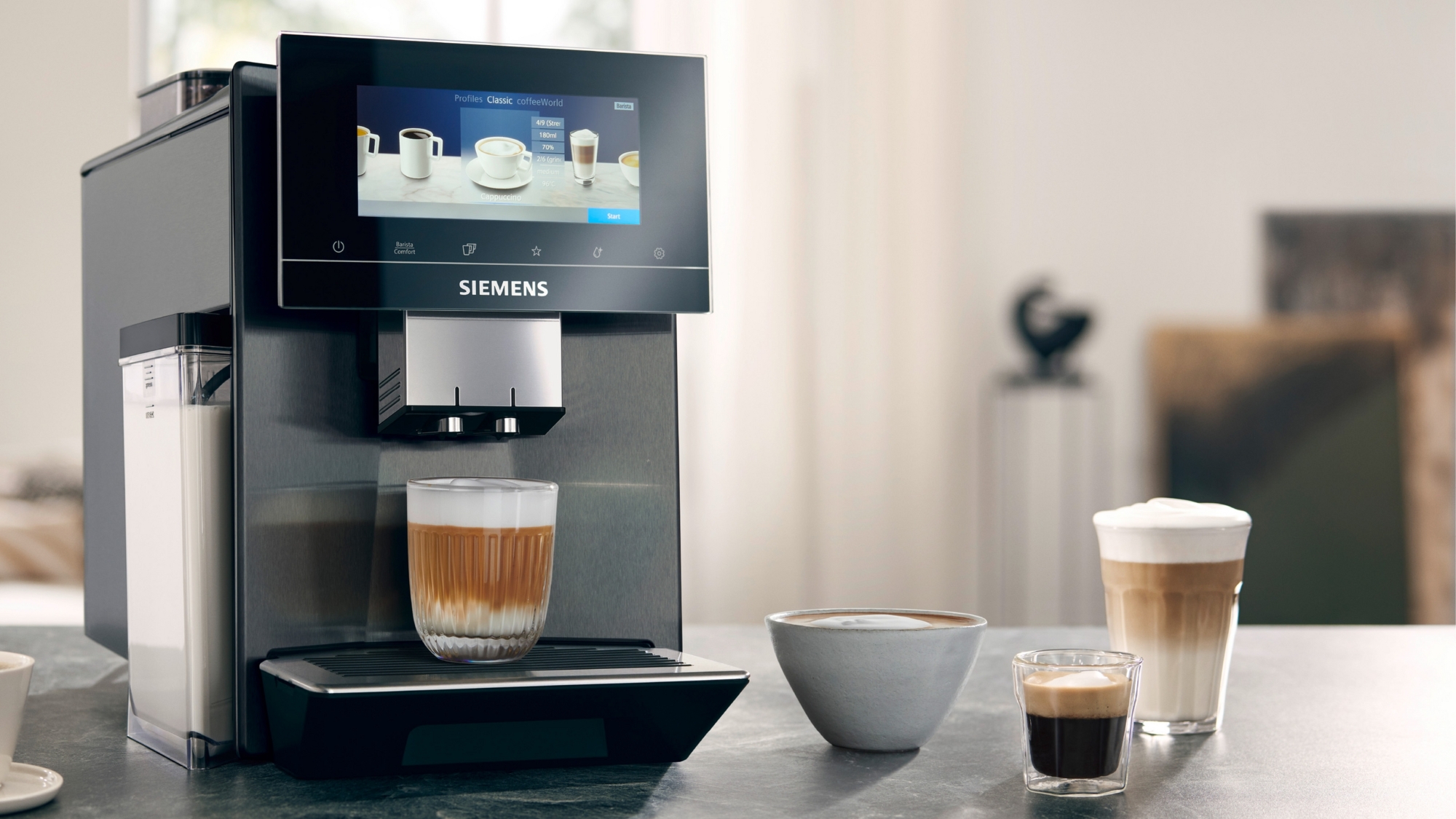 Siemens EQ900 Helautomatisk Kaffemaskin TQ907R05