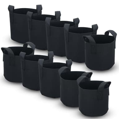 10x Planteringssäck Planteringskärl (38 l - 40 x 30 cm)