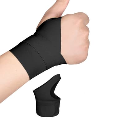 Handledsstöd / tumbandage för höger hand Svart