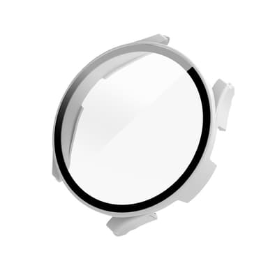 Fodral med skärmskydd för Samsung Galaxy Watch 4/5 40 mm Vit