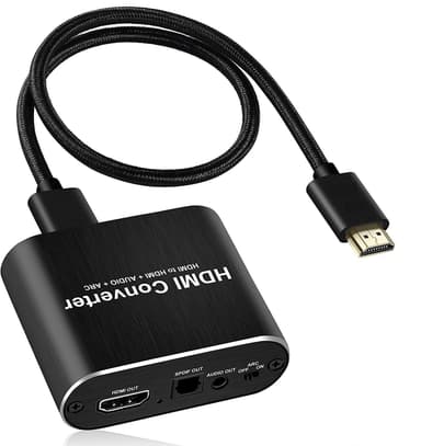 HDMI Audio Extractor video/ljuddelare 3D 4K