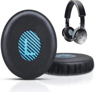 Öronkuddar för Bose OE2/OE2I/Sound True Svart