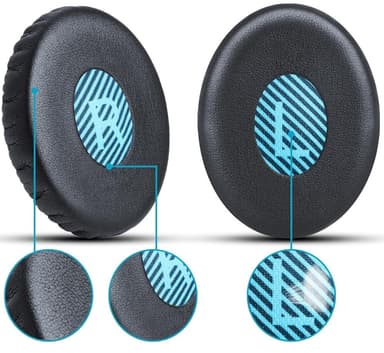 Öronkuddar för Bose OE2/OE2I/Sound True Svart