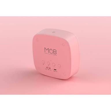 Väckarklocka med Nattlampa  Billy Clock Rosa