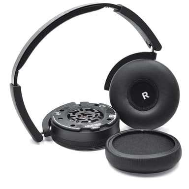 Öronkuddar för Sony WH-CH500/510, MDR-ZX330BT 310 ZX100 600 Svart