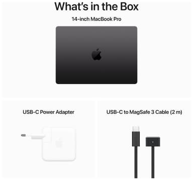 MacBook Pro 14 M3 Max 36/1TB (Rymdsvart)