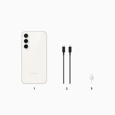 Samsung Galaxy S23 FE 5G smartphone 8/128GB (gräddvit)