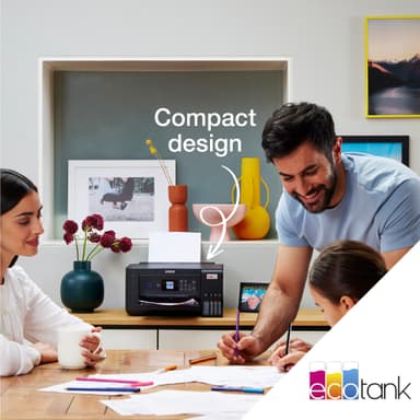 Epson EcoTank ET-2850 multifunktionsskrivare C11CJ63405 (svart)