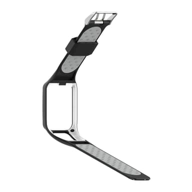 Silikonarmband för TomTom Smartwatch Svart+grå