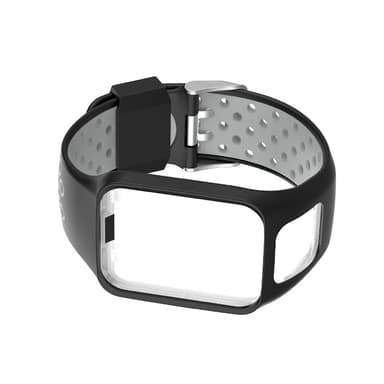Silikonarmband för TomTom Smartwatch Svart+grå