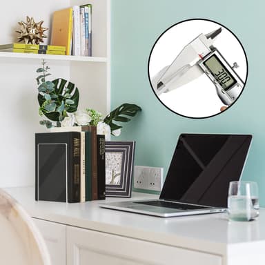 Bokstöd Akryl 4-pack, bokstöd transparent, återanvändbart bokstöd, bok