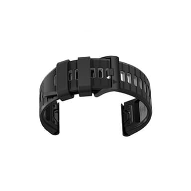 Silikonarmband för Garmin Fenix-serien Svart+grå