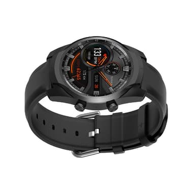 Silikonarmband för Ticwatch GTX/Pro Svart
