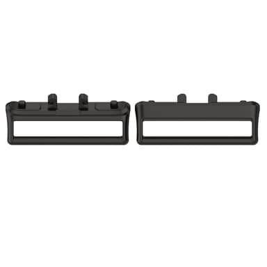 18 mm klockbandskontaktadapter för Samsung Galaxy Fit 3 Svart