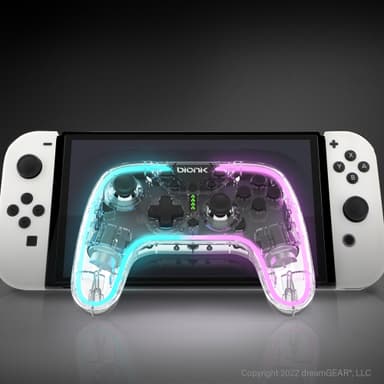 Bionik Neoglow trådlös spelkontroll för Nintendo Switch