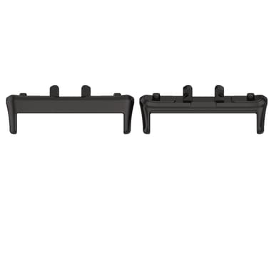 18 mm klockbandskontaktadapter för Samsung Galaxy Fit 3 Svart