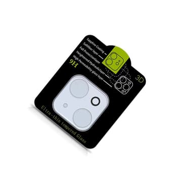 Fulltäckande genomskinligt HD kameralinsskydd (3-pack) iPhone 16 Pro/1