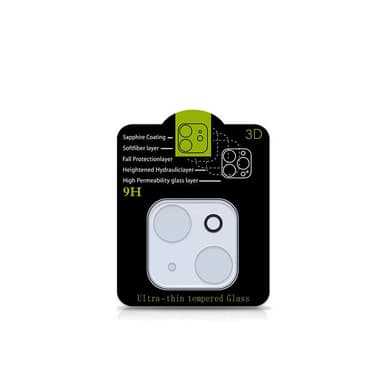 Fulltäckande genomskinligt HD kameralinsskydd (3-pack) iPhone 16 Pro/1