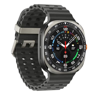 Ram i rostfritt stål för Samsung Galaxy Watch Ultra Svart + Vit