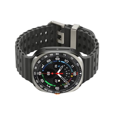 Ram i rostfritt stål för Samsung Galaxy Watch Ultra Svart + Vit