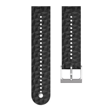 Silikonarmband för Suunto Watch Svart Suunto 24mm