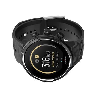 Silikonarmband för Suunto Watch Svart Suunto 24mm