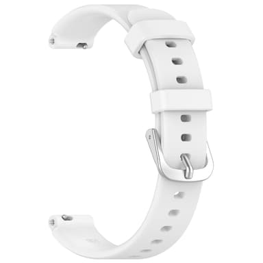 Högkvalitativt Klockarmband i Silikon, 12 mm Vit