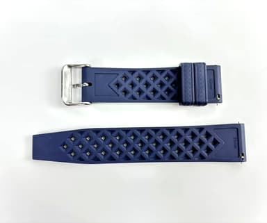 Blått Klockarmband för Tissot Omega Blå 22mm