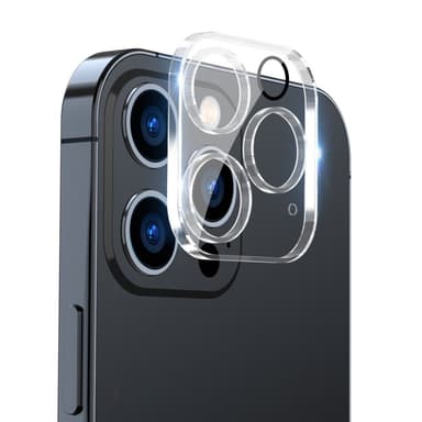 2-PACK SKALO iPhone 15 Pro 3D Linsskydd/Kameraskydd Härdat Glas