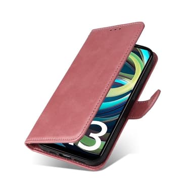 SKALO Xiaomi Redmi A3 PU-Läder Plånboksfodral - Rosa