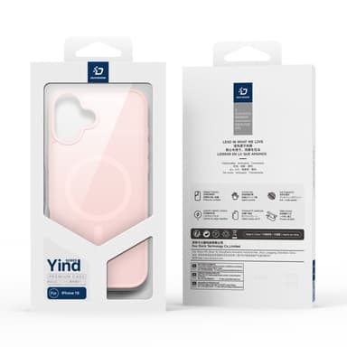 DUX DUCIS iPhone 16 Yind Series Matt Finish Skal - Rosa