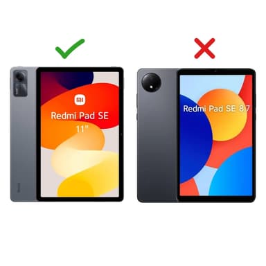 SKALO Xiaomi Redmi Pad SE Stöttåligt Armor Popit Silikon Skal - Svart
