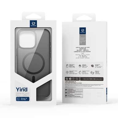 DUX DUCIS iPhone 16 Pro Max Yind Series Matt Finish Skal - Svart