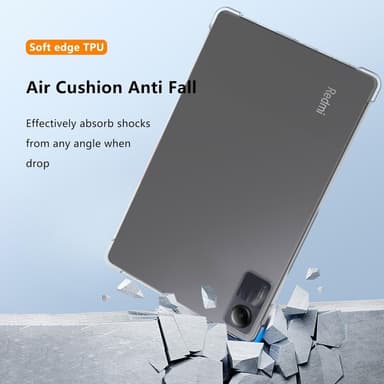 SKALO Xiaomi Redmi Pad SE TPU Skal - Transparent