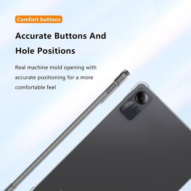 SKALO Xiaomi Redmi Pad SE TPU Skal - Transparent