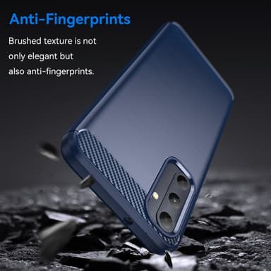 SKALO Samsung A05s 4G Armor Carbon Stöttåligt TPU-skal - Blå