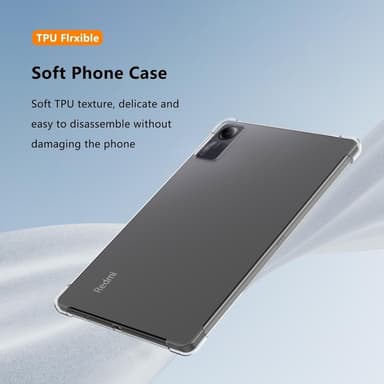 SKALO Xiaomi Redmi Pad SE TPU Skal - Transparent