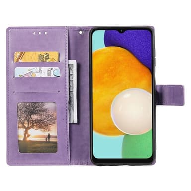 SKALO Samsung A54 5G Mandala Plånboksfodral - Lila