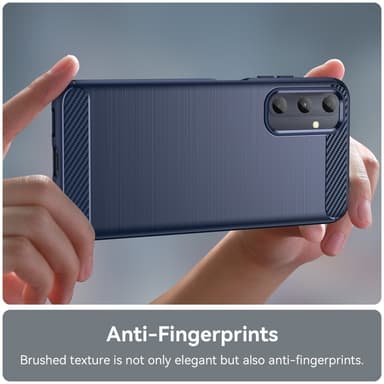 SKALO Samsung A05s 4G Armor Carbon Stöttåligt TPU-skal - Blå