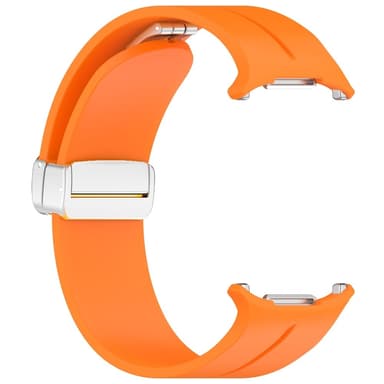 SKALO Silikonarmband metallspänne Samsung Watch Ultra 47mm - Orange